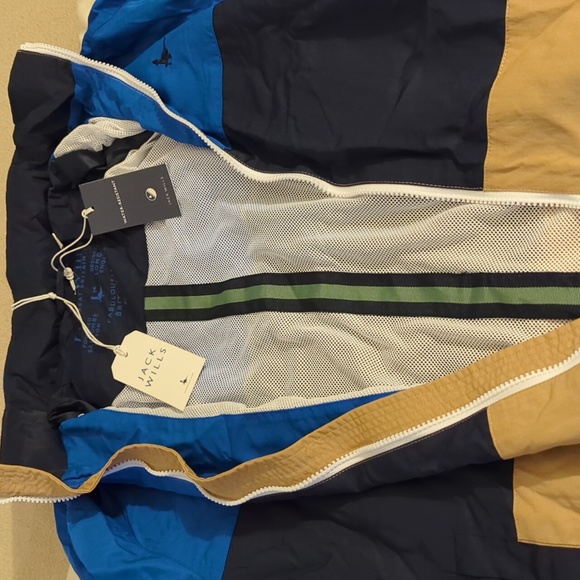 Jack wills Donohue CB windbreaker mens size XL 21" pit -pit 27" length NWT - Picture 4 of 4